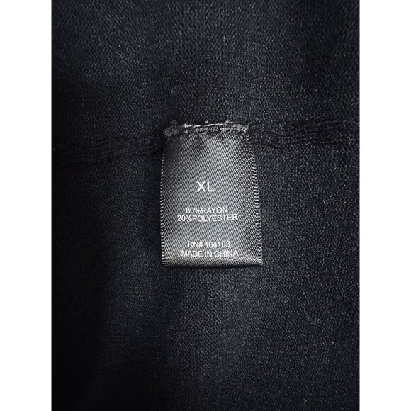 Say What Sweater Dress Womens Rayon Sexy Black W/ Gold Rhinestones Studded XL - Picture 5 of 10